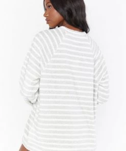 Show Me Your Mumu Sittin Around Set ~ Snuggle Stripe Knit Tops