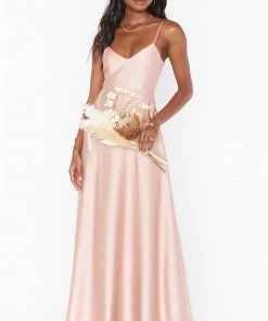 Show Me Your Mumu Faith Maxi Dress ~ Rose Gold Luxe Satin Bridesmaids Dresses 9 Show Me Your Mumu Faith Maxi Dress ~ Rose Gold Luxe Satin Bridesmaids Dresses