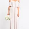 Show Me Your Mumu Caitlin Ruffle Maxi Dress ~ Show Me The Ring Crisp