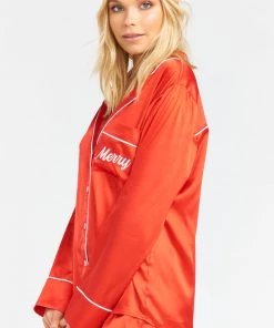 Show Me Your Mumu Sleeping In Shorts PJ Set ~ Merry New Mu