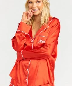 Show Me Your Mumu Sleeping In Shorts PJ Set ~ Merry New Mu