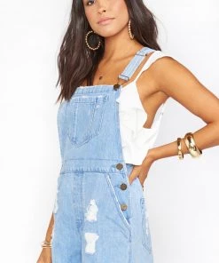Show Me Your Mumu Georgia Overalls ~ Tidepool