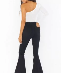 Show Me Your Mumu Pants Berkeley Bells Short ~ Black Lava