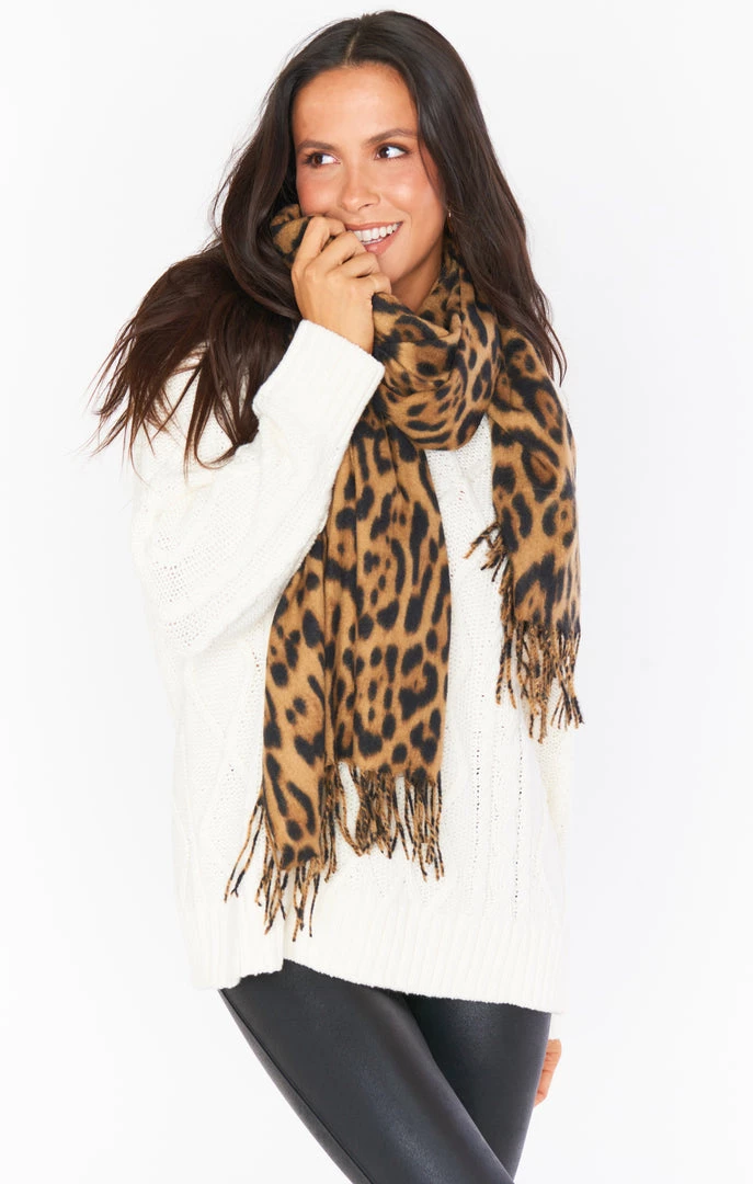 Show Me Your Mumu Dixie Scarf ~ Leopard 5 Show Me Your Mumu Dixie Scarf ~ Leopard
