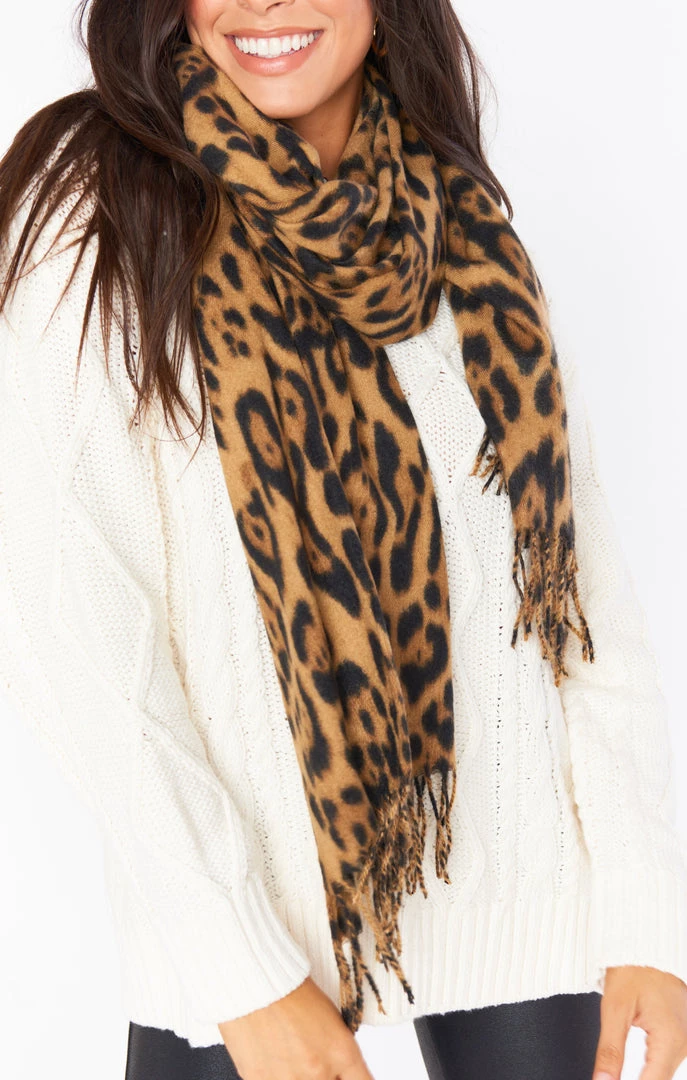 Show Me Your Mumu Dixie Scarf ~ Leopard 4 Show Me Your Mumu Dixie Scarf ~ Leopard