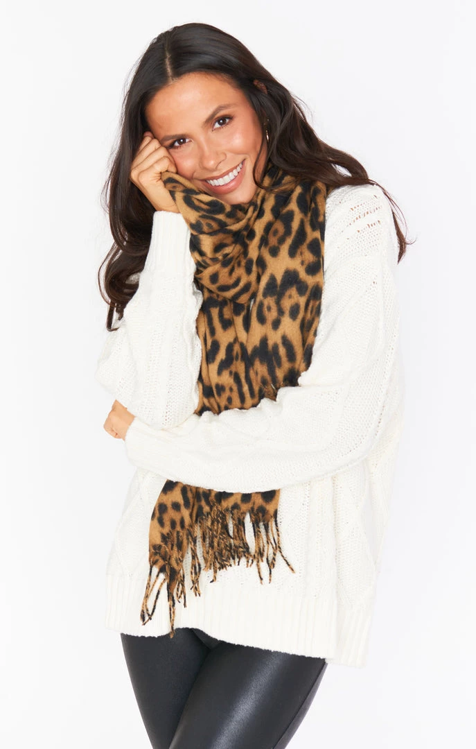 Show Me Your Mumu Dixie Scarf ~ Leopard 3 Show Me Your Mumu Dixie Scarf ~ Leopard