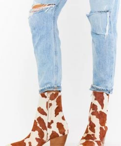 Show Me Your Mumu Matisse Caty Bootie ~ Brown Spot