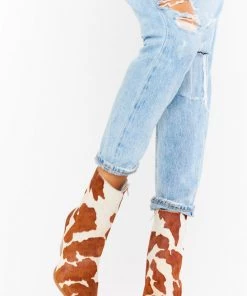 Show Me Your Mumu Matisse Caty Bootie ~ Brown Spot