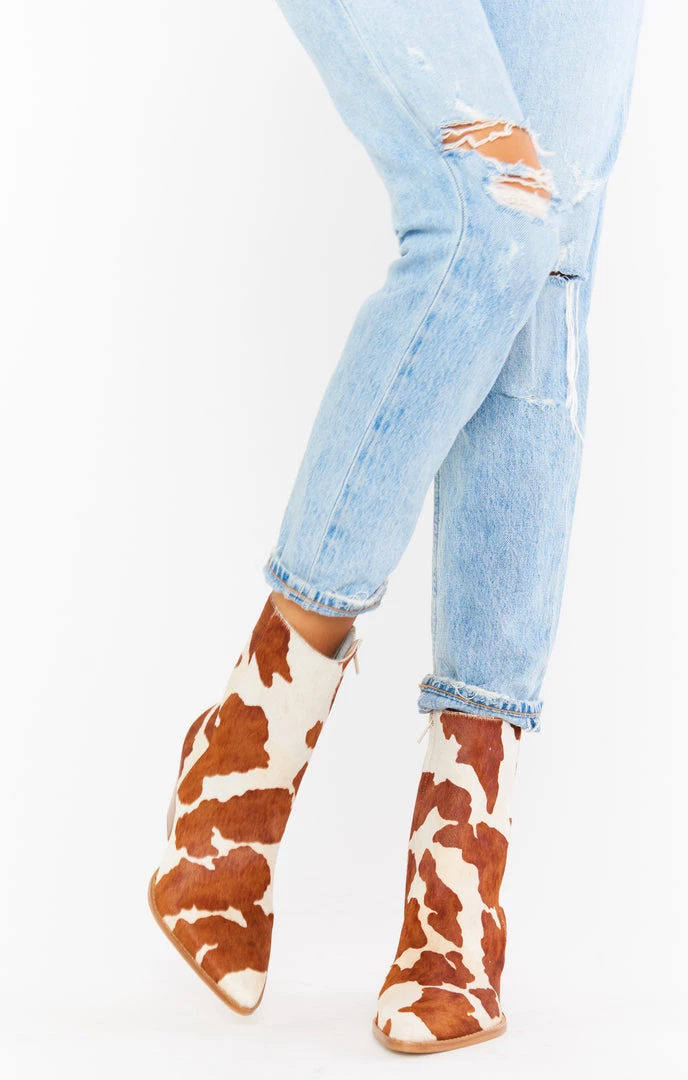 Show Me Your Mumu Matisse Caty Bootie ~ Brown Spot 3 Show Me Your Mumu Matisse Caty Bootie ~ Brown Spot