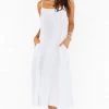 Show Me Your Mumu Oasis Midi Dress ~ White New Mu