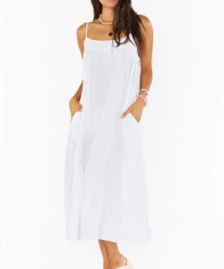 Show Me Your Mumu Oasis Midi Dress ~ White New Mu