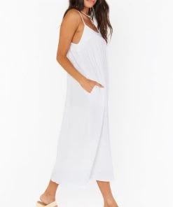 Show Me Your Mumu Oasis Midi Dress ~ White New Mu