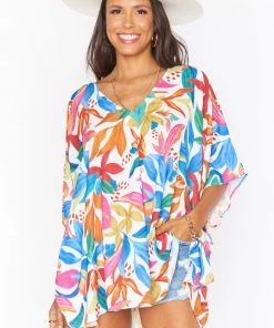 Show Me Your Mumu Peta Tunic ~ Bright Blooms