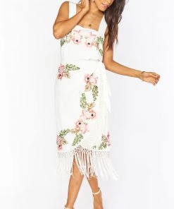 Show Me Your Mumu Anjolie Wrap Skirt ~ Bloom Bottoms