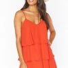 Show Me Your Mumu Suarez Ruffle Dress ~ Tequila Sunrise