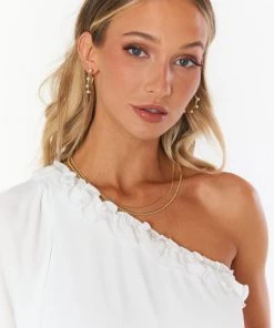 Show Me Your Mumu Faithy Jewels Faith Pearl Hoop ~ 24K Gold Plated 9 Show Me Your Mumu Faithy Jewels Faith Pearl Hoop ~ 24K Gold Plated