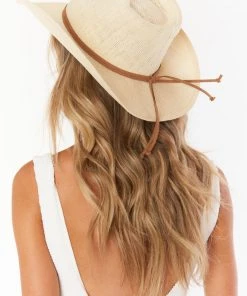 Show Me Your Mumu New Mu Dutton Straw Cowboy Hat ~ Natural
