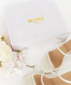 Show Me Your Mumu New Mu Mumu X Billini Aisle Block Heel ~ Ivory
