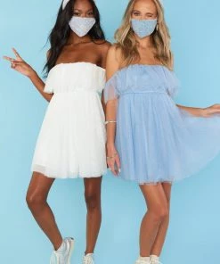 Show Me Your Mumu Sparkle Mask Set ~ Blue/Silver New Mu