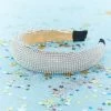 Show Me Your Mumu Whimsical Rhinstone Headband ~ Silver New Mu
