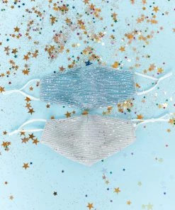 Show Me Your Mumu Sparkle Mask Set ~ Blue/Silver New Mu