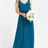 Show Me Your Mumu Bridesmaids Dresses Kendall Maxi Dress ~ Deep Jade Chiffon 2 Show Me Your Mumu Bridesmaids Dresses Kendall Maxi Dress ~ Deep Jade Chiffon