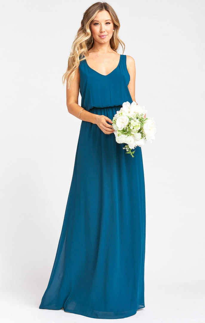 Show Me Your Mumu Bridesmaids Dresses Kendall Maxi Dress ~ Deep Jade Chiffon 3 Show Me Your Mumu Bridesmaids Dresses Kendall Maxi Dress ~ Deep Jade Chiffon