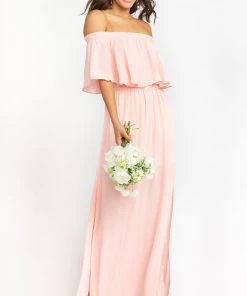 Show Me Your Mumu Hacienda Maxi Dress With Short Lining ~ Frosty Pink Crisp Bridesmaids Dresses