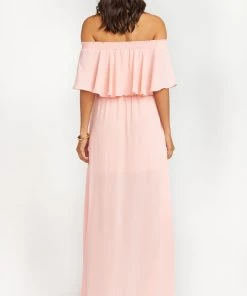 Show Me Your Mumu Hacienda Maxi Dress With Short Lining ~ Frosty Pink Crisp Bridesmaids Dresses