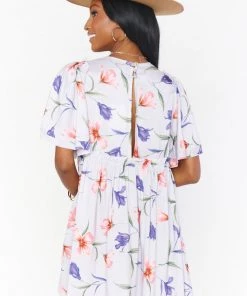 Show Me Your Mumu Brooks Babydoll Mini Dress ~ Lilac Lolita Breeze