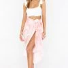 Show Me Your Mumu Kiran Sarong ~ Twisted Tie Dye Pink New Mu
