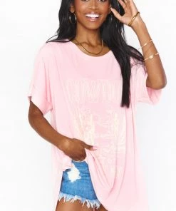 Show Me Your Mumu Talia Tee ~ Pink Cowboy Take Me Away Graphic