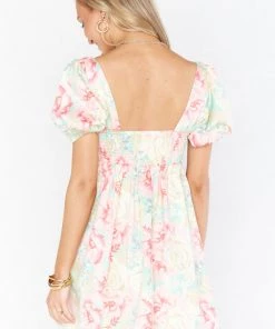Show Me Your Mumu Smitten Babydoll Dress ~ Pastel Flowers