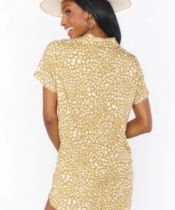 Show Me Your Mumu Yvette Romper ~ Desert Cheetah New Mu