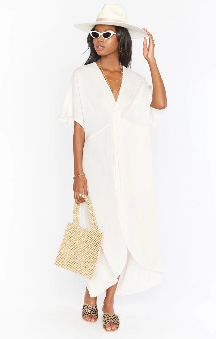 Show Me Your Mumu Get Twisted Maxi Dress ~ Shell White New Mu 6 Show Me Your Mumu Get Twisted Maxi Dress ~ Shell White New Mu