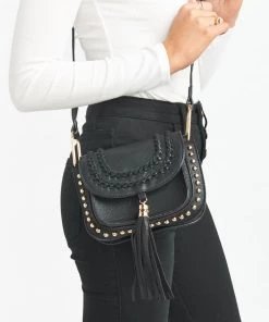 Show Me Your Mumu Normani Stud Crossbody Bag ~ Black Accessories