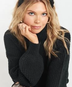 Show Me Your Mumu My Type Braided Headband ~ Black Accessories