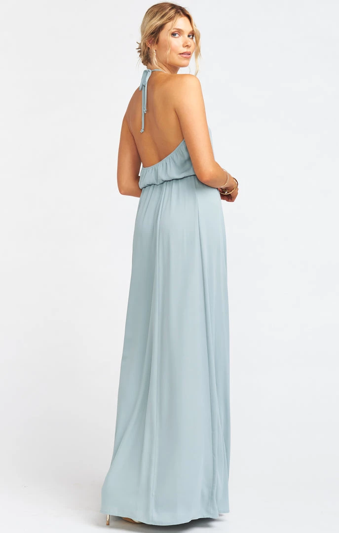 Show Me Your Mumu Bridesmaids Dresses Heather Halter Dress With Long Lining ~ Silver Sage Crisp 5 Show Me Your Mumu Bridesmaids Dresses Heather Halter Dress With Long Lining ~ Silver Sage Crisp