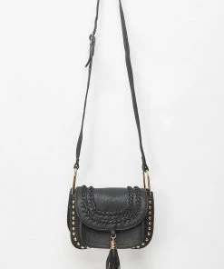 Show Me Your Mumu Normani Stud Crossbody Bag ~ Black Accessories