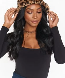 Show Me Your Mumu Kya Furry Bucket Hat ~ Leopard