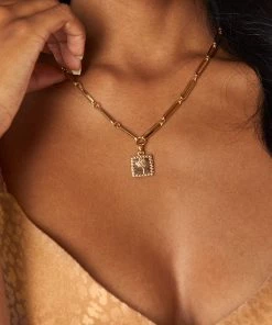 Show Me Your Mumu New Mu LUV AJ X SIVAN AYLA Roma Necklace ~ Gold