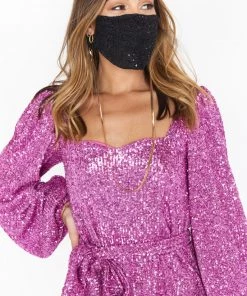 Show Me Your Mumu Sparkle Mask Set ~ Pink/Black New Mu 12 Show Me Your Mumu Sparkle Mask Set ~ Pink/Black New Mu