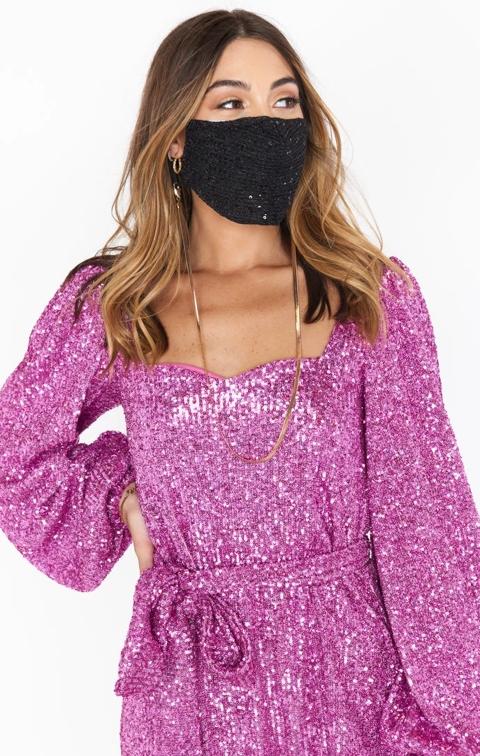 Show Me Your Mumu Sparkle Mask Set ~ Pink/Black New Mu 7 Show Me Your Mumu Sparkle Mask Set ~ Pink/Black New Mu