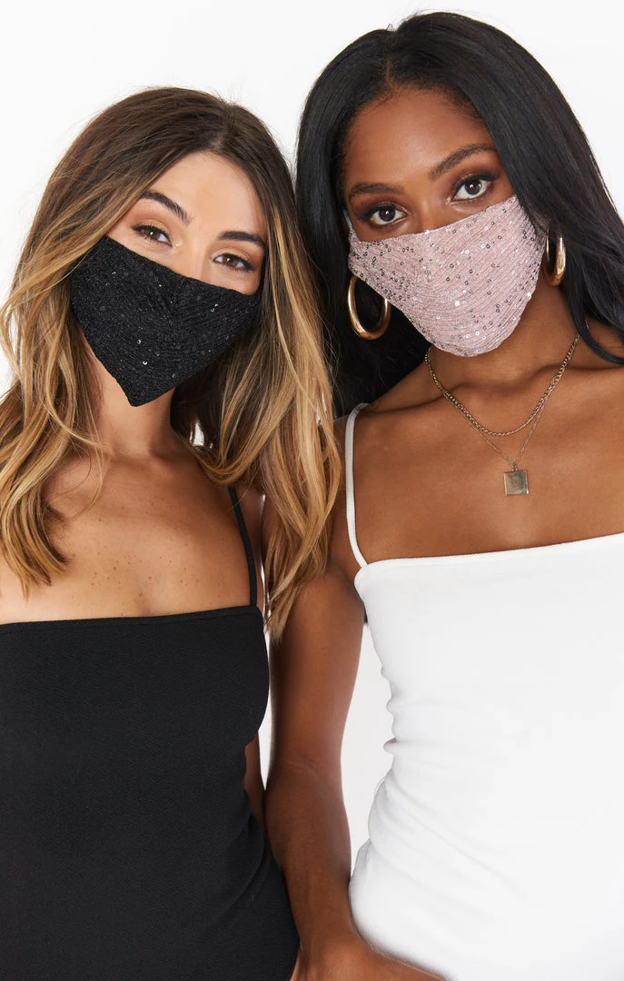 Show Me Your Mumu Sparkle Mask Set ~ Pink/Black New Mu 3 Show Me Your Mumu Sparkle Mask Set ~ Pink/Black New Mu