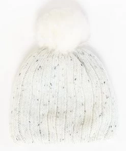 Show Me Your Mumu New Mu Ginny Pom Pom Beanie ~ Cream Confetti