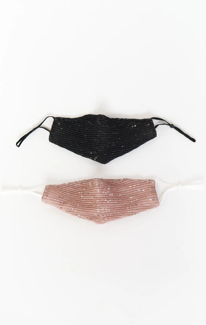 Show Me Your Mumu Sparkle Mask Set ~ Pink/Black New Mu 4 Show Me Your Mumu Sparkle Mask Set ~ Pink/Black New Mu