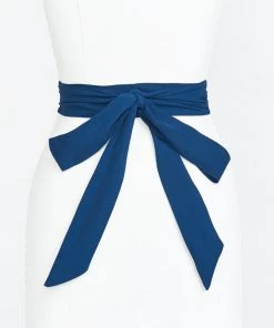 Show Me Your Mumu Bridesmaid Sash ~ Rich Navy Crisp