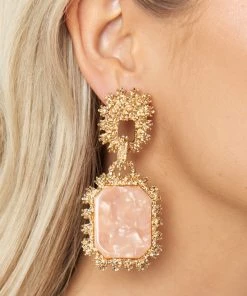 Show Me Your Mumu Cassandra Statement Earring ~ Pink