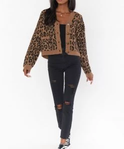 Show Me Your Mumu New Mu Carti Cardi ~ Cozy Leopard Knit