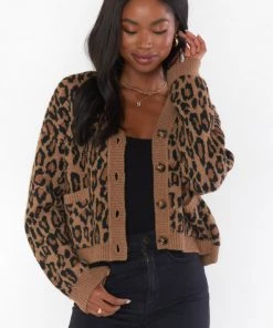 Show Me Your Mumu New Mu Carti Cardi ~ Cozy Leopard Knit